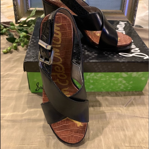 Sam Edelman Shoes - Sam Edelman Black, Brown& Silver Sandals